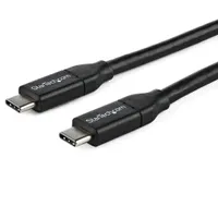 Startech.com USB2C5C1M USB C adat- és töltőkábel 1m fekete USB 2.0