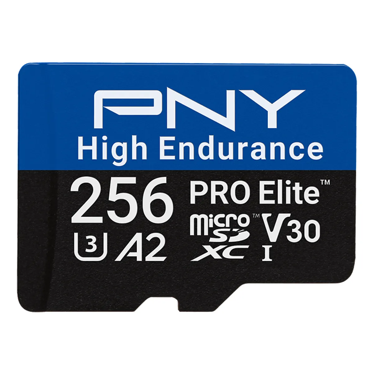 PNY P-SDU256V32100PHE-GE Pro elite high endurance 256GB microSDXC Class 10 U3 V30 A2 100 MBps 90 MBps adapter #1