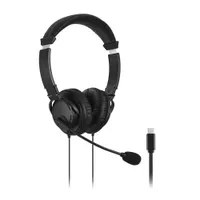 Kensington K97457WW USB-C mikrofonos fejhallgató 40mm meghajtó zajszűrő mikrofon 1,8 m