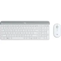 Logitech 920-009201 MK470 Slim Wireless Combo fehér vezeték nélküli 2.4 GHz QWERTY egérrel