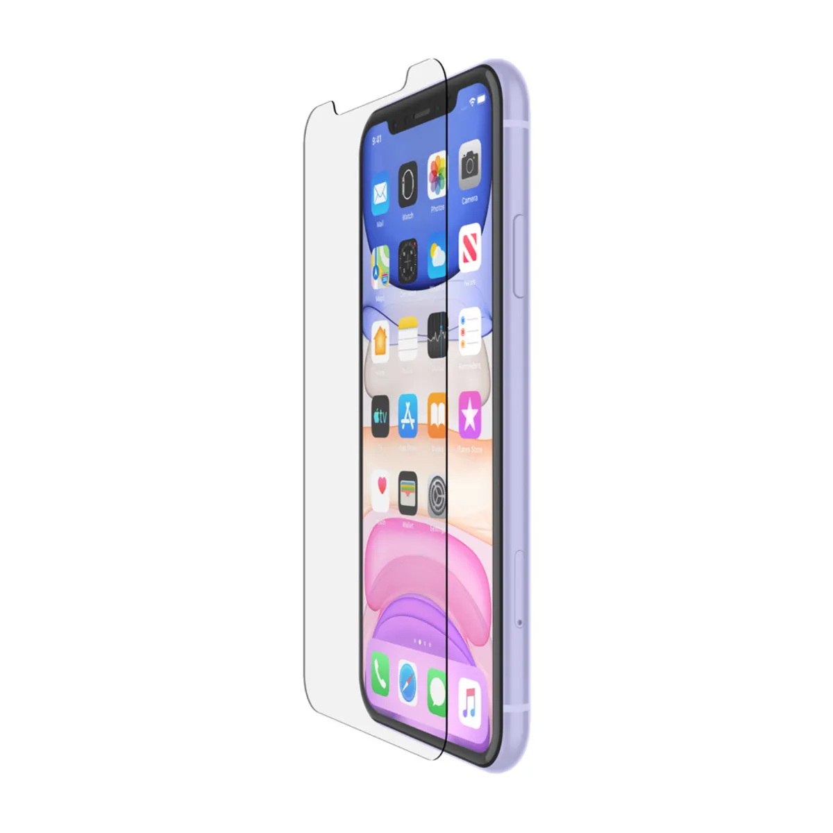 Belkin F8W942ZZ-AM ScreenForce InvisiGlass Ultra Treated Screen Protector iPhone 11 és XR antibakteriális átlátszó #1