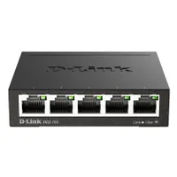 D-Link DGS-105/E 5-portos gigabit nem menedzselt asztali switch fém ház