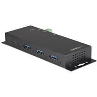 Startech.com HB31C3A1CME USB-C hub 4-portos 10 Gbps USB 3.2 Gen 2 Type-C upstream Type-A downstream fekete