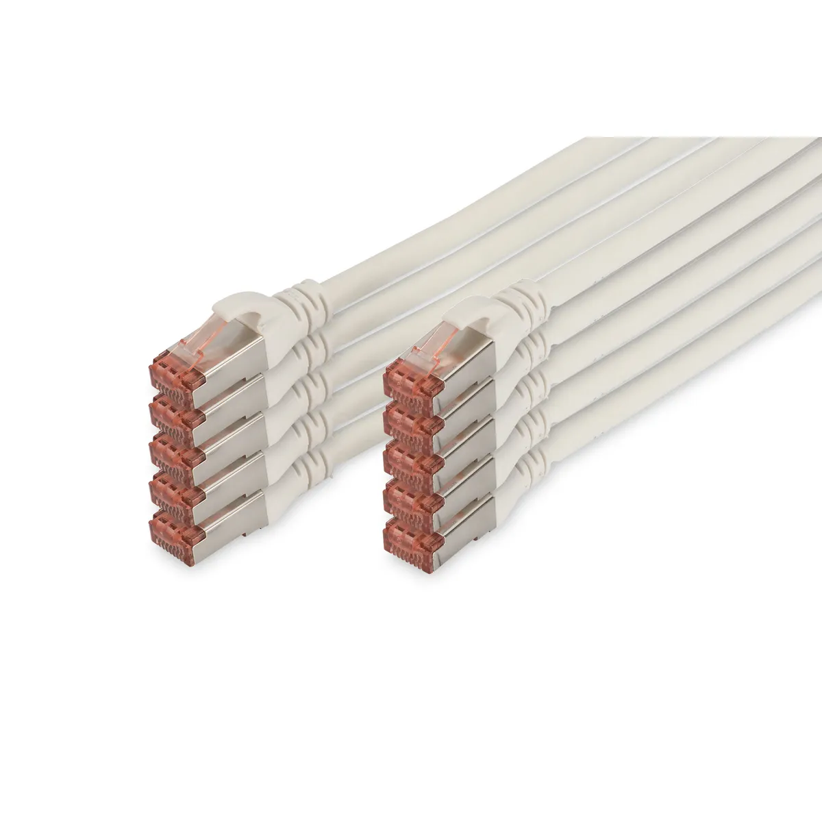 Assmann DK-1644-030-WH-10 patch kábel cat6 s-stp 3 m RJ-45 RJ-45 LSZH fehér #1