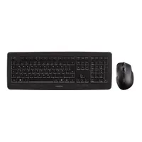 Cherry JD-0520FR-2 DW 5100 vezeték nélküli 115 billentyűs francia kiosztás fekete optikai egérrel