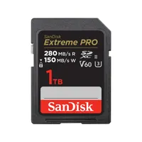 Sandisk SDSDXEP-1T00-GN4IN Extreme Pro SDXC UHS-II V60 1 TB 280 MBps 150 MBps