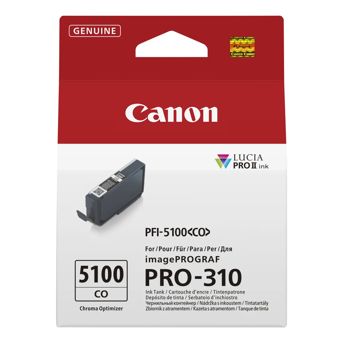Canon 6960C001 PFI-5100 CO tintapatron színes 14,4 ml egy darabos csomag kompatibilis imagePROGRAF PRO-310 #1