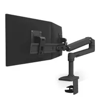 Ergotron 45-489-224 LX Desk Dual Direct Arm 25" fekete VESA 75x75-100x100