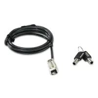 Dicota D31939-V1 Laptop Lock Wedge Antracit zár típus kulcs, kábelhossz 1,5 m, kábelátmérő 4,4 mm, tömeg 104 g