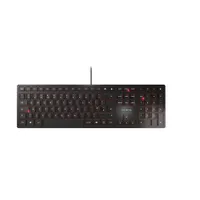 Cherry JK-1600GB-2 KC 6000 Slim teljes méret USB vezetékes QWERTY 1,8 m fekete