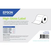 Epson 7113756 magasfényű öntapadós címke tekercs 76mm x 51mm 610 címkék