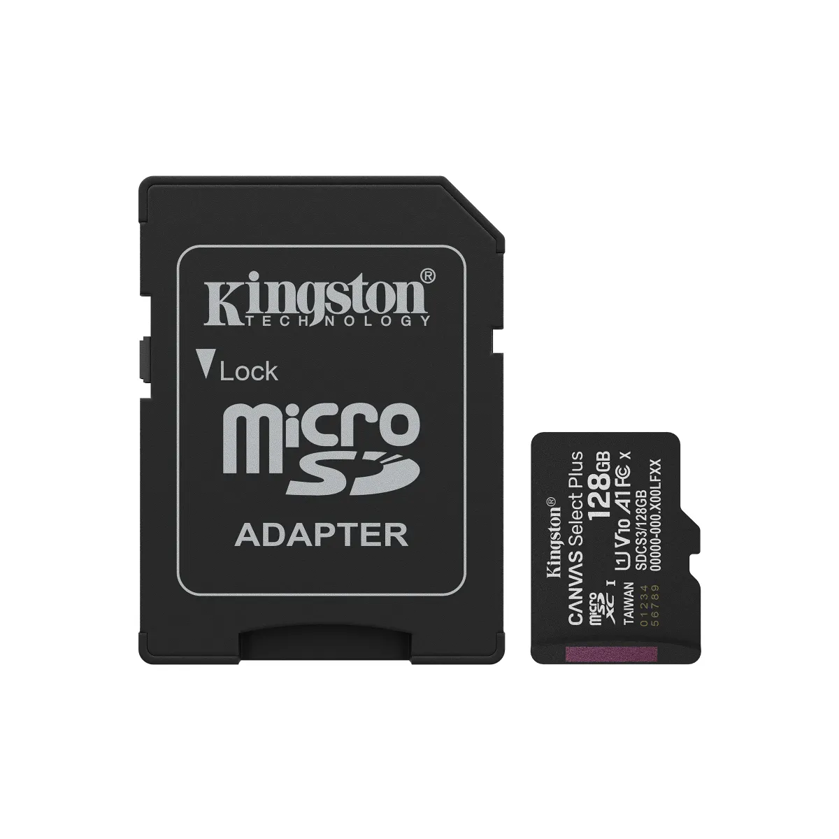 Kingston SDCS3/128GB Canvas Select Plus Gen3 microSDXC U1 V10 A1 150MB-per-s adapterrel #1