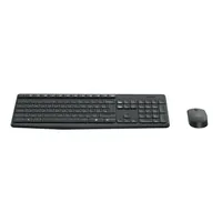 Logitech 920-007905 MK235 vezeték nélküli billentyűzet és egér német kiosztás szürke