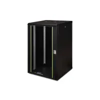 Assmann DN-19 20U-6/6-SW falra szerelhető szekrény 600x600 mm fekete IP20 biztonsági kulcs
