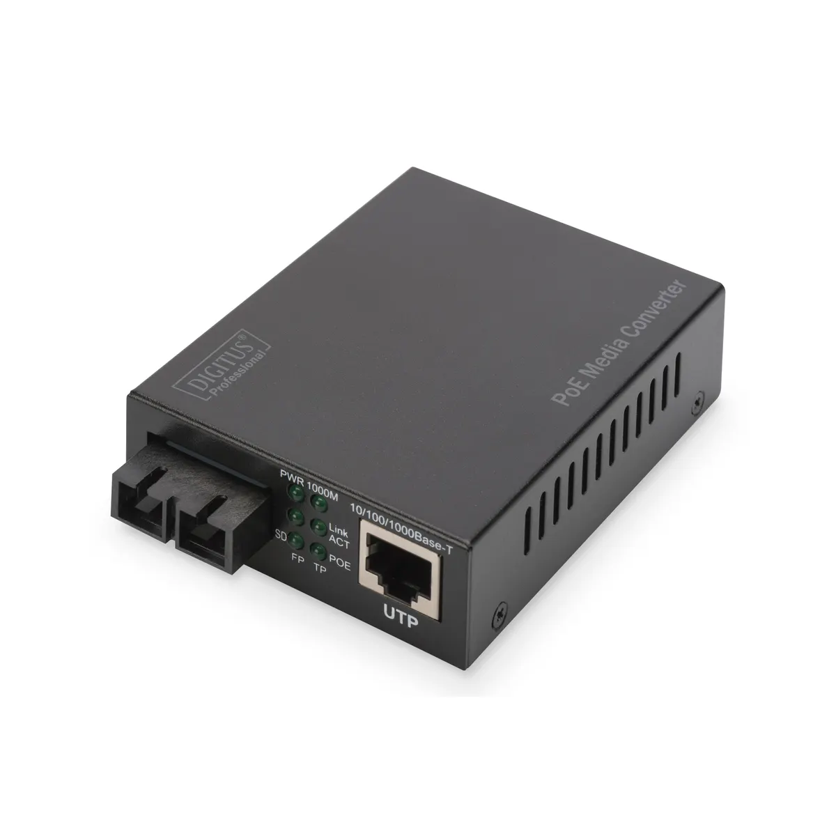 Assmann DN-82150 Gigabit PoE media converter multimode 10/100/1000BASE-T 1000BASE-SX SC 0.5KM #1