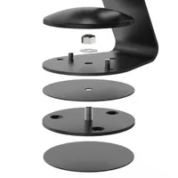 Self Positioning SWBB csuklós alap core állványhoz adapter fekete
