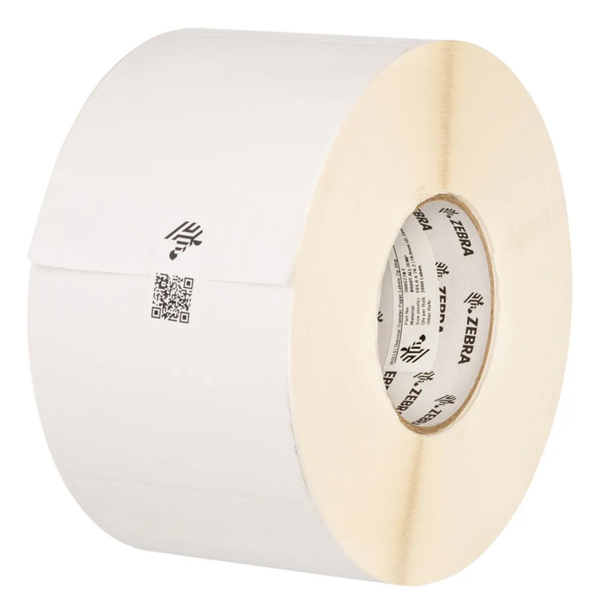 Zebra 66125 8000T All-Temp öntapadós címke tekercs 51x25 mm fehér 76 mm belső átmérő 5180 db #1