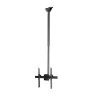 Startech.com FLATPNLCEIL Full Motion mennyezeti TV tartó konzol 50 kg 32"–75", VESA 200x200–600x400, magasság 1100–1600 mm, tilt -25–0, fekete