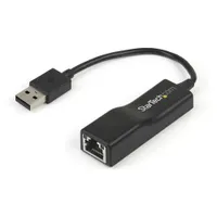 Startech.com USB2100 usb to 10-100 mbps ethernet adapter vezetékes usb ethernet 200 mbit usb-áramellátású fekete