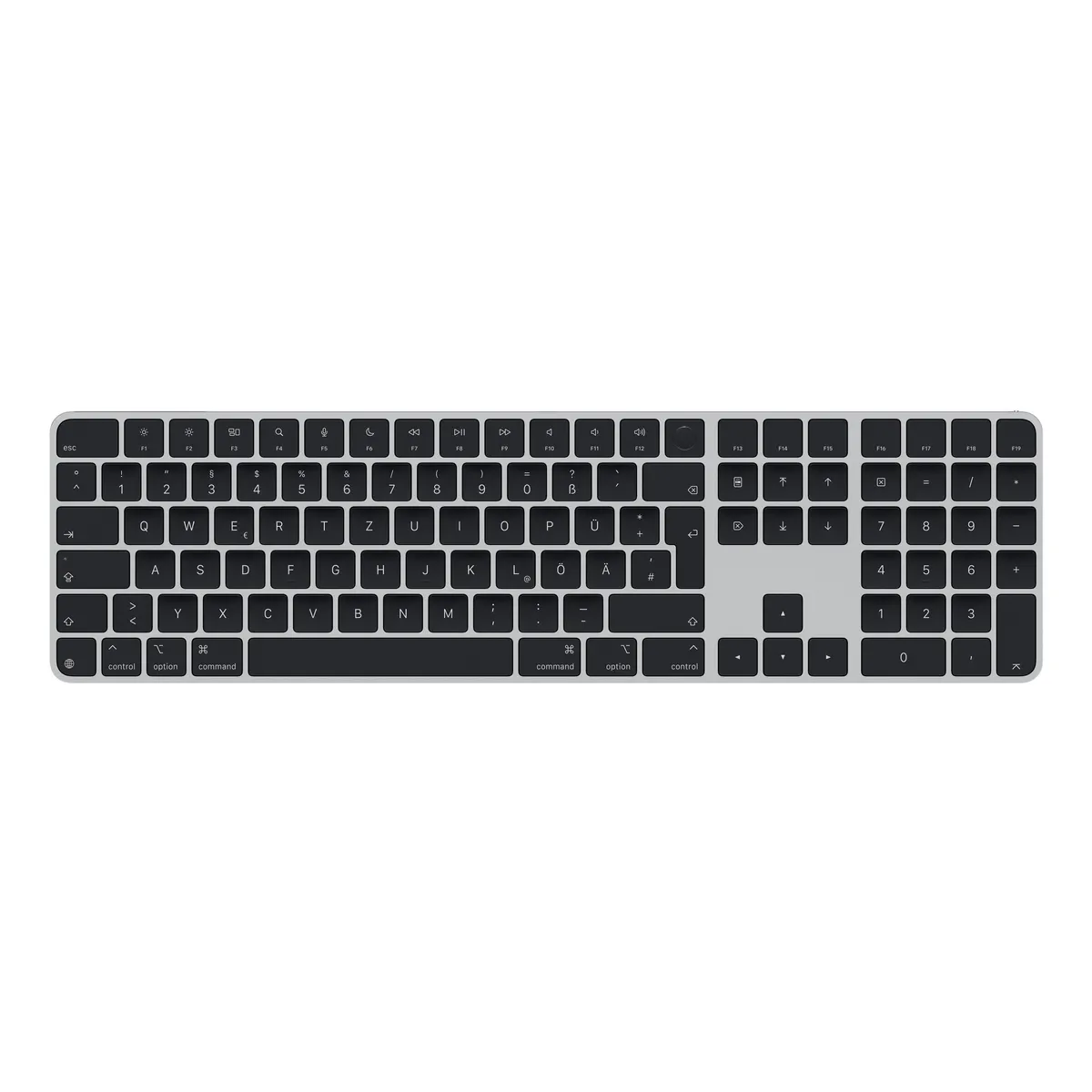 Apple MXK83D/A Magic Keyboard with Touch ID Qwertz USB-Bluetooth fekete #1