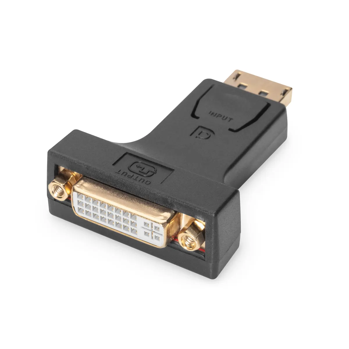 Assmann AK-340603-000-S DisplayPort-DVI-I átalakító nikkelezett érintkezők fekete #1