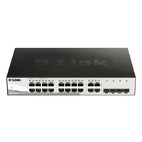 D-Link DGS-1210-20/E 16-portos gigabites intelligens kapcsoló 4x SFP