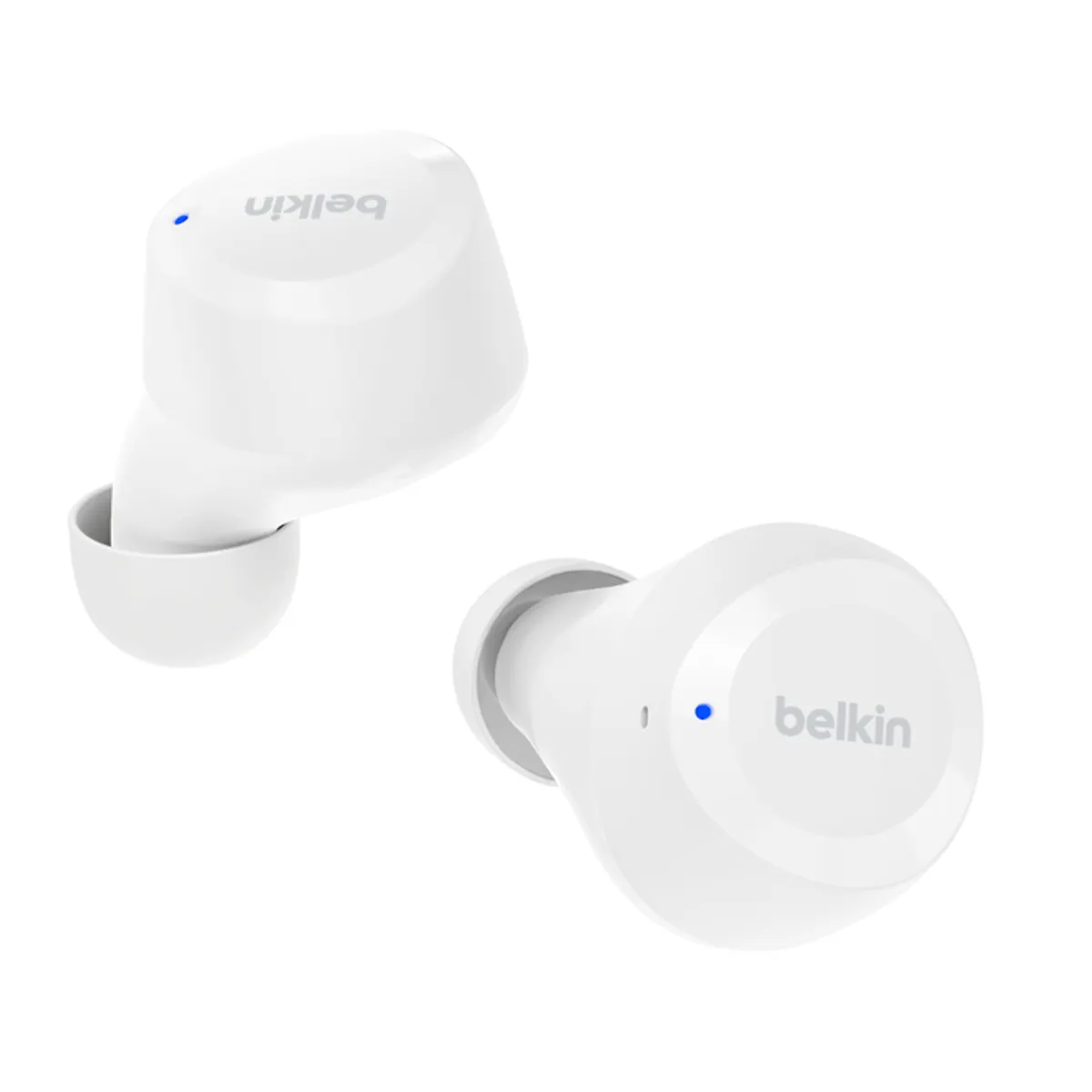 Belkin AUC009BTWH SoundForm Bolt vezeték nélküli fülhallgató 9 óra lejátszás, 19 óra tokban, Bluetooth, IPX4, 6 mm dinamikus hangszóró, fehér #1