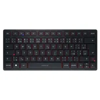 Cherry JK-9250CS-2 KW 9200 mini 75 százalék QWERTZ egyenes ollós billentyűzet USB RF Bluetooth 78 billentyű fekete