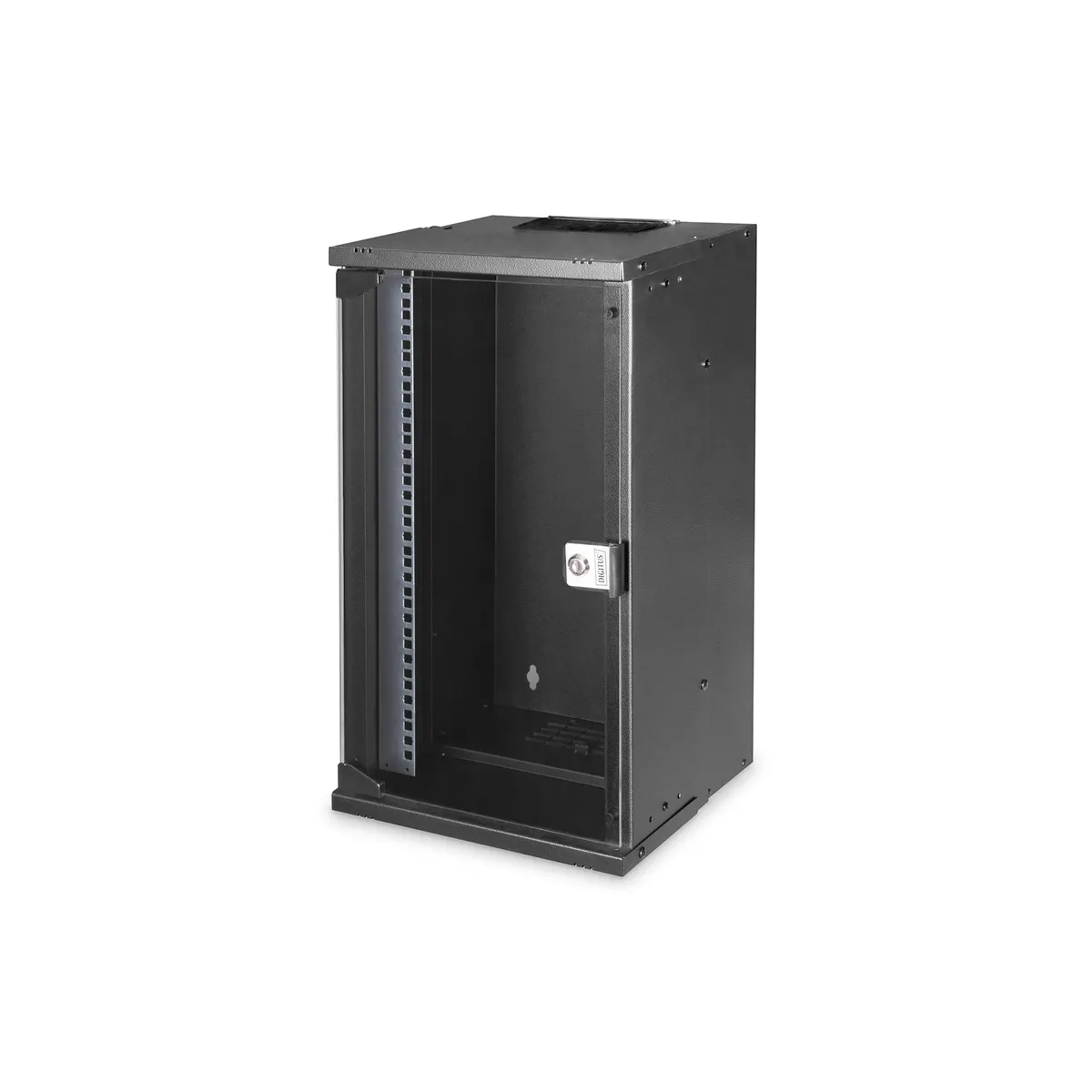 Assmann DN-49105 12HE SOHO PRO falra szerelhető állvány max teherbírás 60 kg IP20 fekete 595x315x300 mm #1