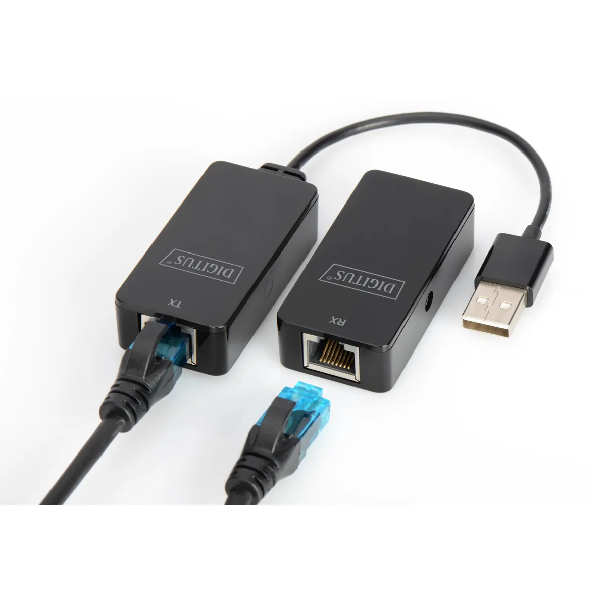 Assmann DA-70141 USB hosszabbító USB 2.0 Cat5 5V 1A #1