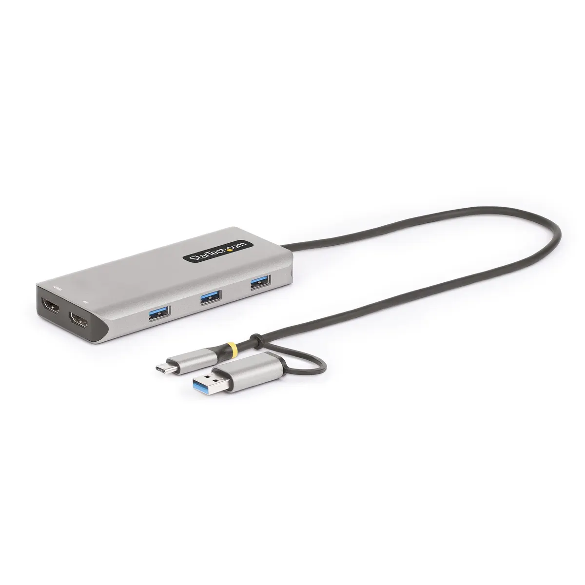 Startech.com 167B-USBC-MULTIPORT USB-C USB-A multiport adapter ezüst 4K 5 Gbps USB 0,4 m #1