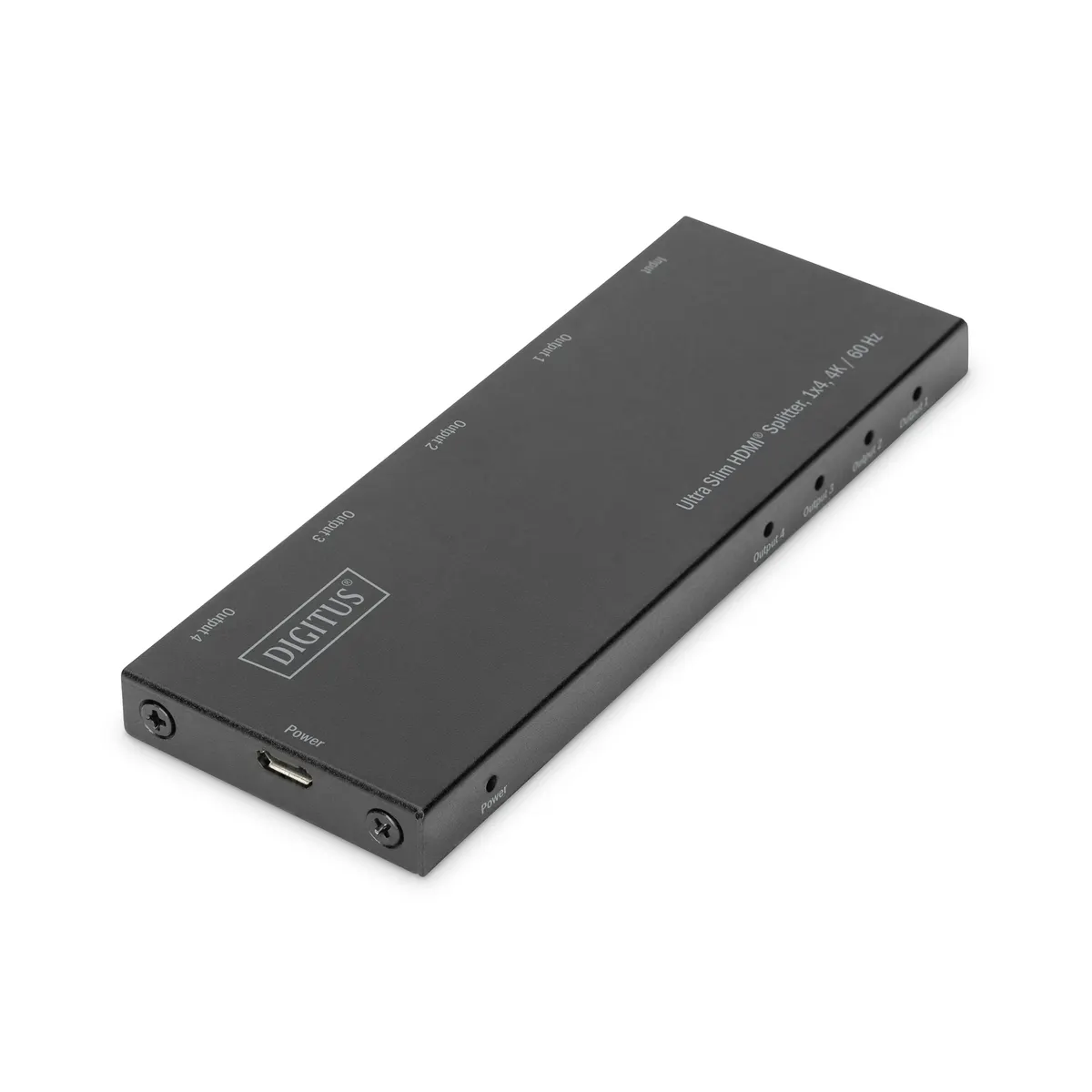 Assmann DS-45323 HDMI osztó 1x4 4K60 HDR HDCP 2.2 18Gbps fekete #1