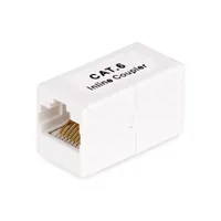 Startech.com IN-CAT6-COUPLER-U1 CAT6 COUPLER 2 db RJ-45 Fehér