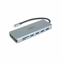 Dicota D32065 USB-C 13-in-1 dokkolóállomás 4K HDMI-DP PD 100W ezüst #1