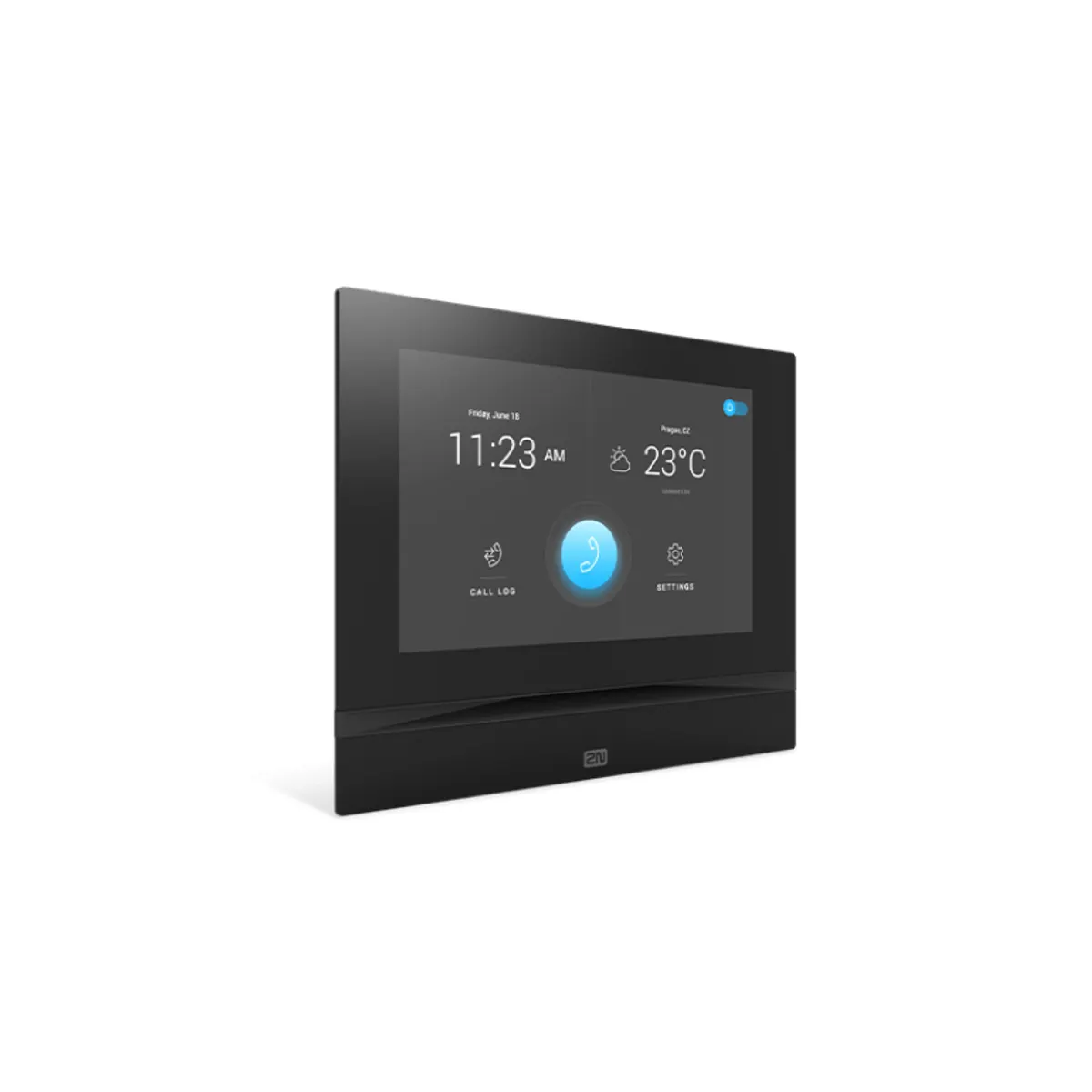 2N 91378601 Indoor View 7" LED kijelző 1024x600 2 W G.711 G.722 G.729 fekete 10 100 Mbps #1