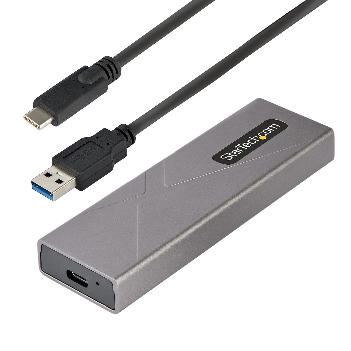 Startech.com M2-USB-C-NVME-SATA M.2 USB-C NVMe-SATA külső ház 1x M.2 10 Gbit USB-C szürke #1
