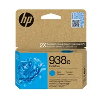 HP Inc. 4S6X9PE 938e EvoMore Cián eredeti tintapatron XL 1650 oldal 1 db