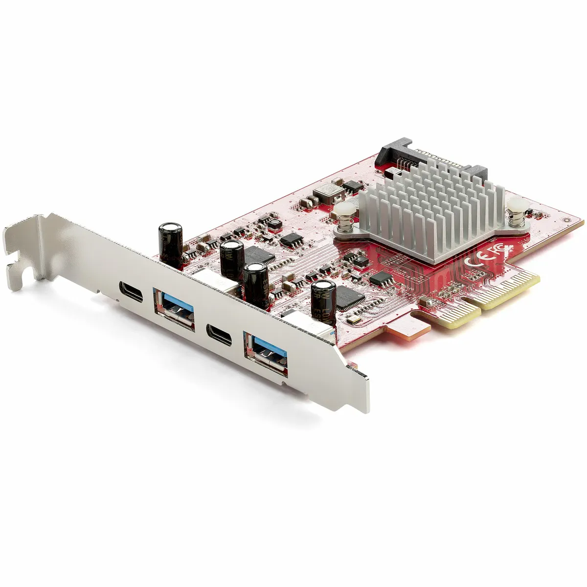 StarTech.com PEXUSB312A2C2V USB 3.2 Gen2 PCIe bővítő kártya 2x USB-C 2x USB-A #1