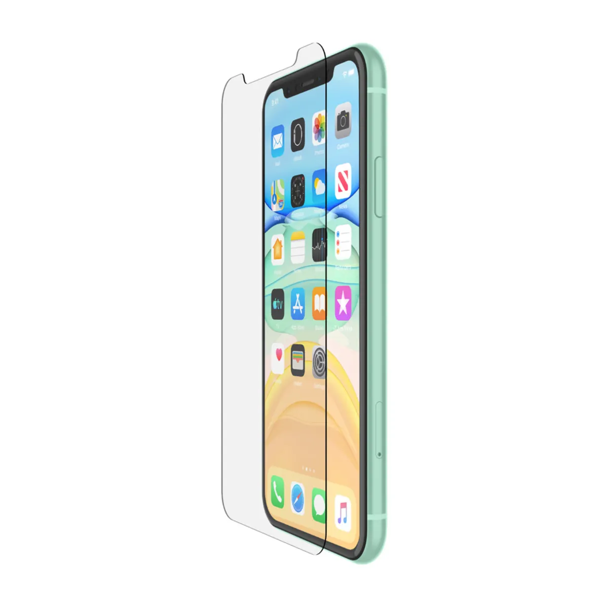 Belkin F8W948ZZ-AM Edzett üveg kijelzővédő iPhone 11, XR antibakteriális ütésálló átlátszó #1