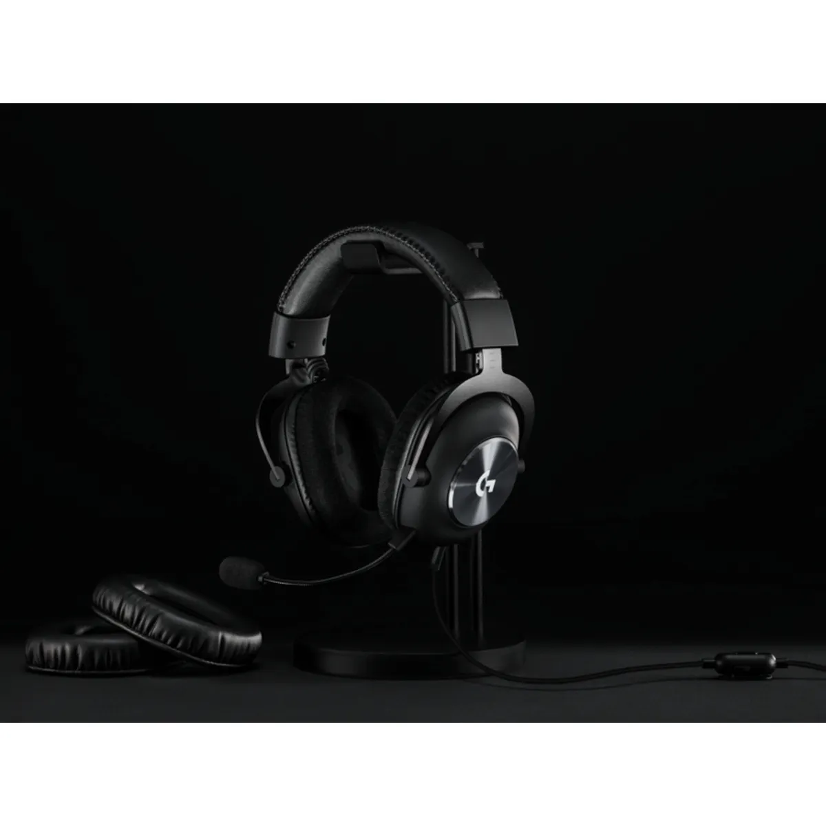 Logitech 991-000358 Pro X fejhallgató állvánnyal 50 mm PRO-G hangszórók DTS Headphone:X 2.0 Blue VOCE #1