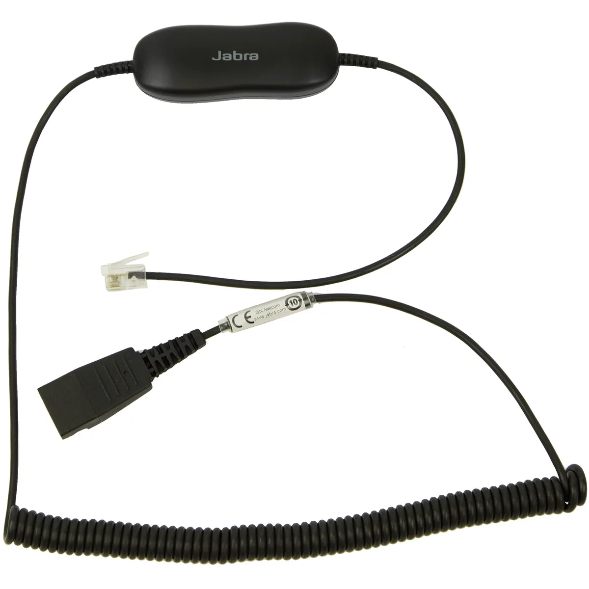 Jabra 88001-04 GN1216 fejhallgató-csatlakozókábel QD-RJ9 fekete #1