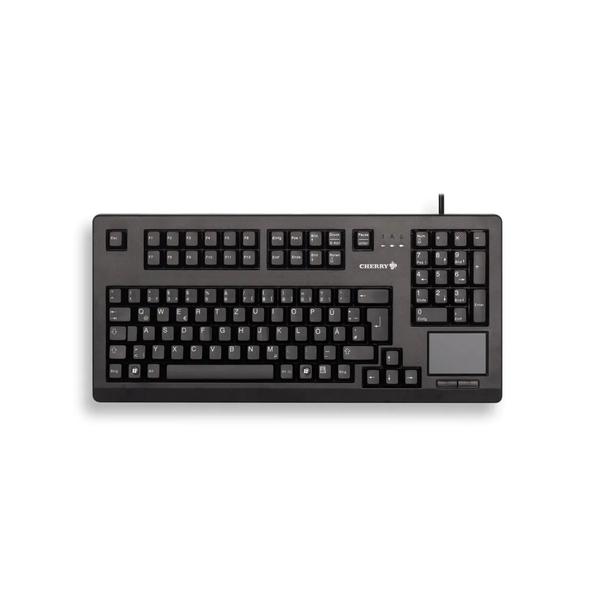 Cherry G80-11900LUMGB-2 G80-11900 TouchBoard UK-EN mechanikus billentyűkapcsoló 105 billentyűs USB 1,75 m fekete #1