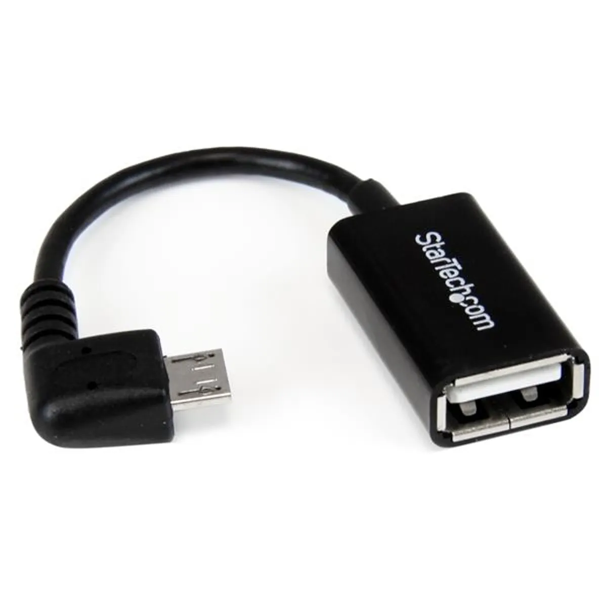 Startech.com UUSBOTGRA OTG kábel micro-USB B USB-A 12,7 cm USB 2.0 nikkel borítású érintkezők fekete #1