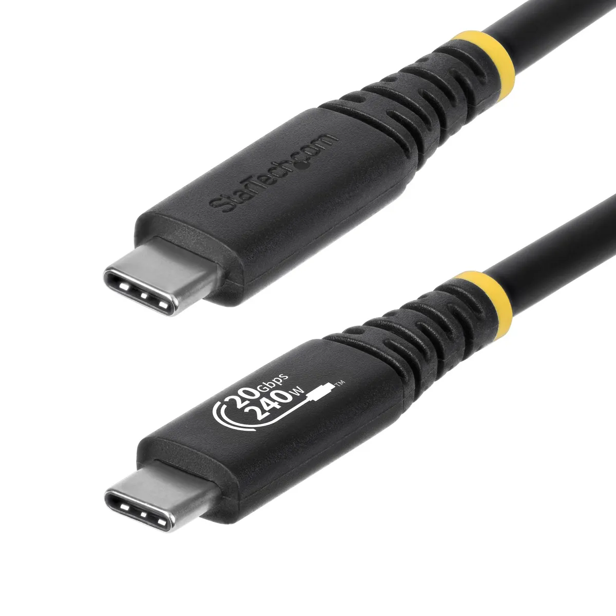 Startech.com CC2M20GUSB4TP USB-C kábel USB4 Gen 2x2 20 Gbps 2 m DP1.4 4K120 240W #1