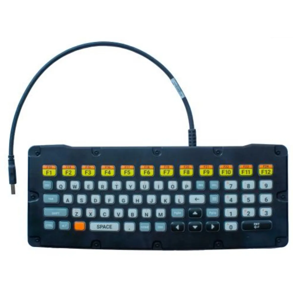 Zebra KYBD-QW-ET-S-1 billentyűzet QWERTY Angol USB vezetékes USB Type-A kábel kompatibilis ET60ET65 #1