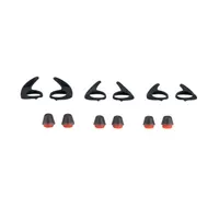 Jabra 14101-69 Evolve 75E EarGels és EarWings kiegészítő szett - 3 pár EarGel és 3 pár EarWing, gél, fekete és piros