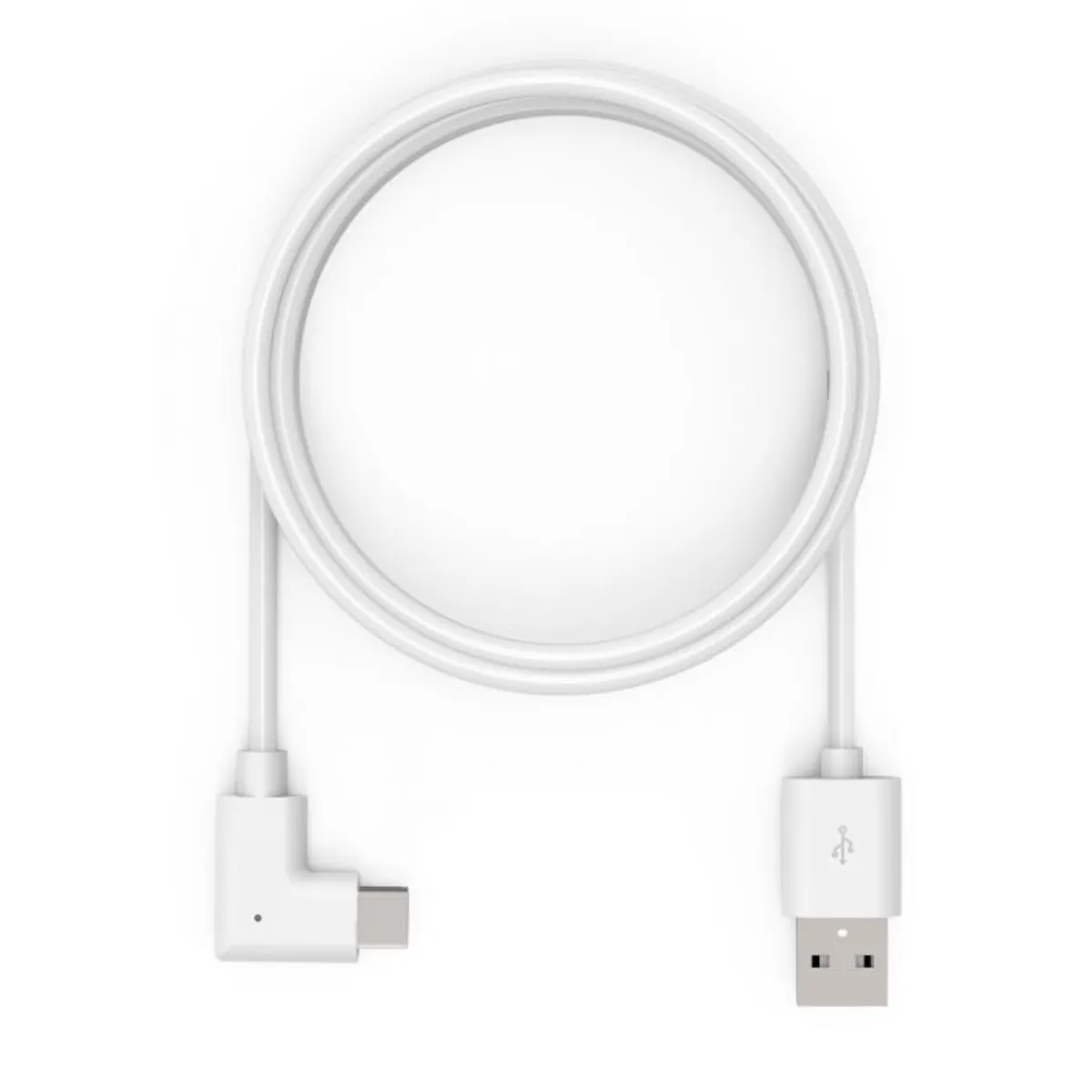 Self Positioning 6FT90DUSBCW USB-A és USB-C kábel 0,6 m USB 2.0 fehér 90 fokos #1
