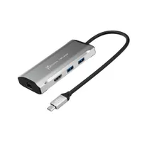 j5create JCD392-N 4K60 Elite USB-C Travel Dock Space Grey #1