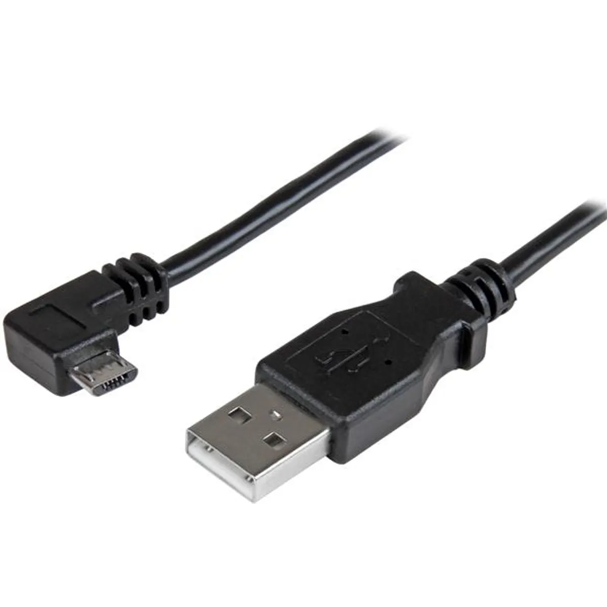 Startech.com USBAUB1MRA USB-A Micro-USB kábel 1 m USB 2.0 0,48 Gbit/s nikkel burkolás fekete #1