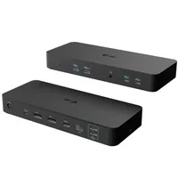 I-tec C31INTGTRI4KDOCPD USB-C intelligens hárommonitoros dokkoló PD 100W 10Gbps Ethernet 1Gbps fekete